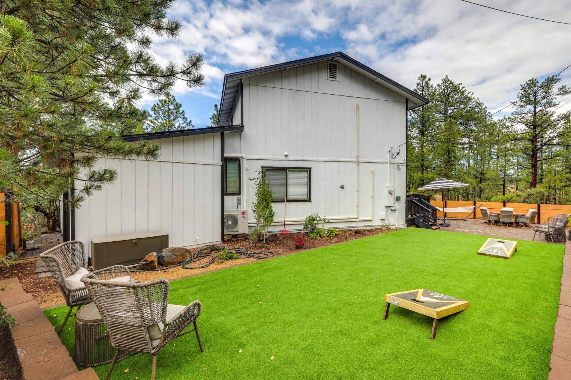 Munds Park Cabin With Poker Room And Wraparound Deck! Exterior photo