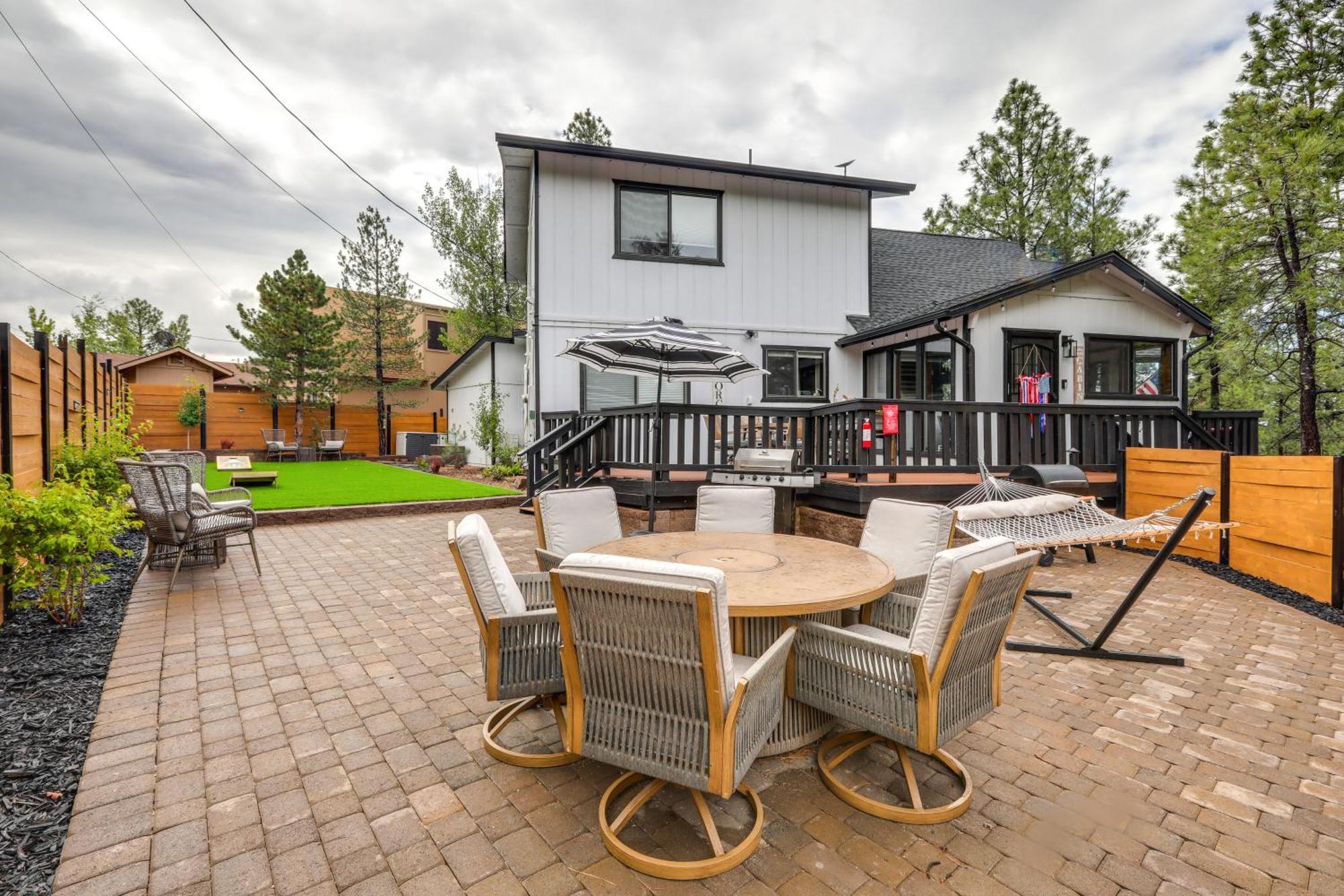 Munds Park Cabin With Poker Room And Wraparound Deck! Exterior photo